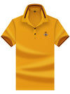 Ravicos Premium Mustard Yellow Polo T-Shirt | Men's Cotton Regular Fit Half Sleeve Polo