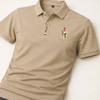 Ravicos Premium Beige Polo T-Shirt | Men's Cotton Regular Fit Half Sleeve Polo